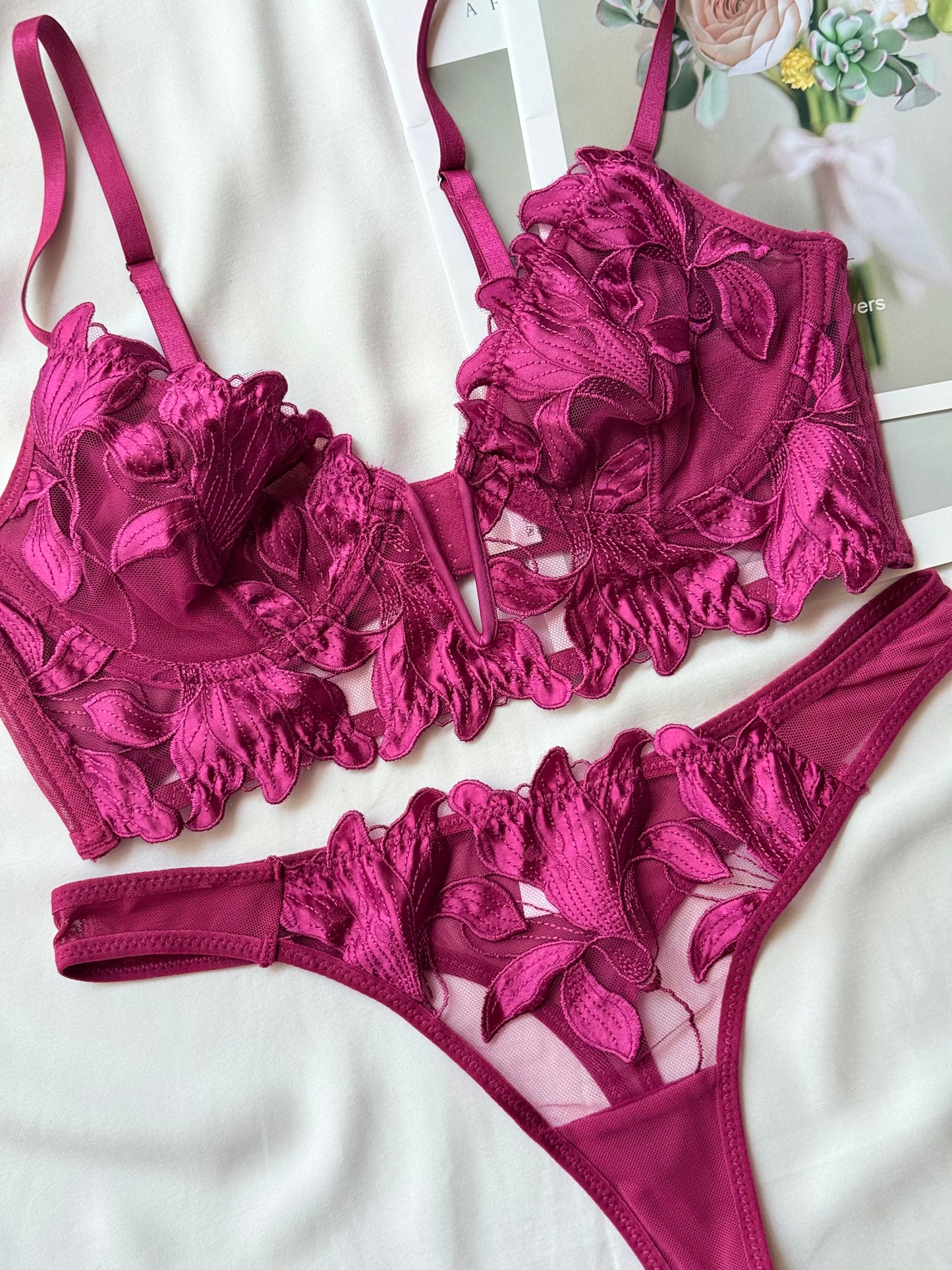 Set Violet morado