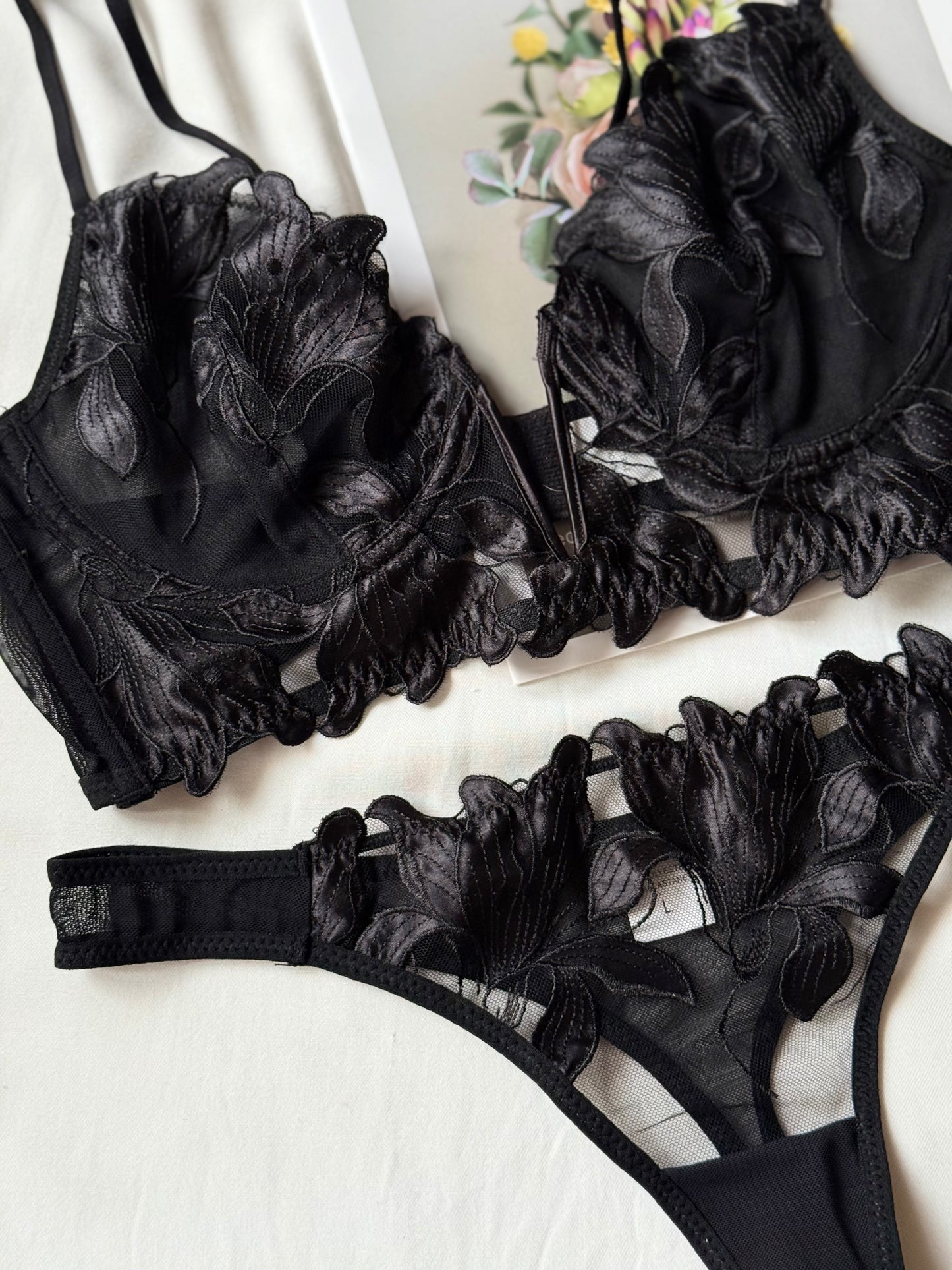 Set Violet negro
