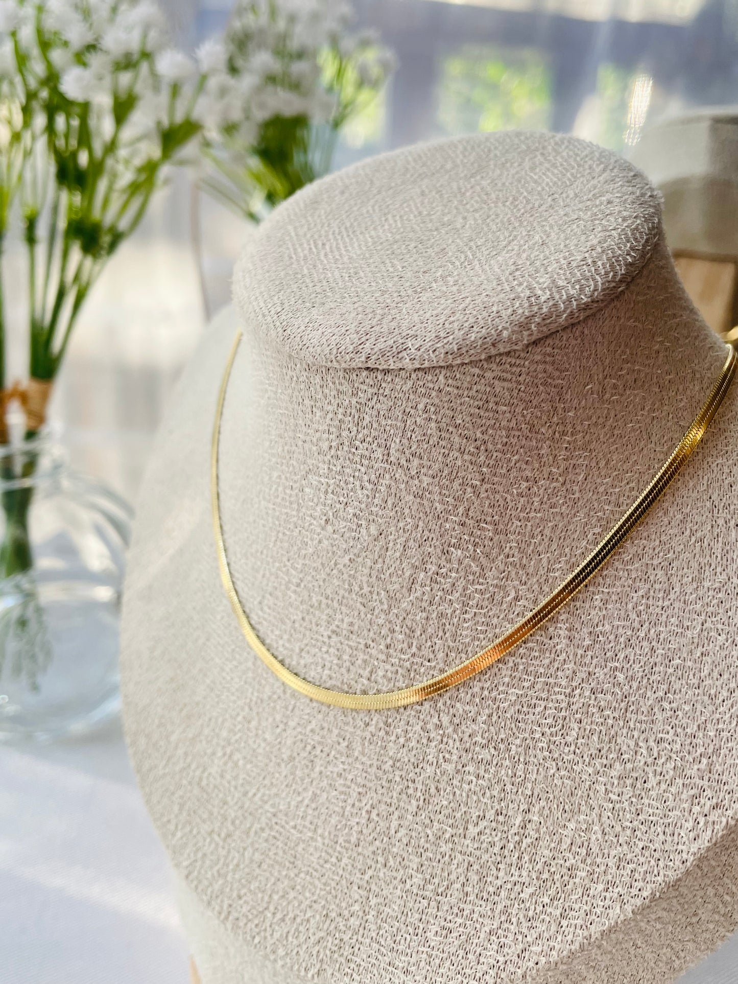 Choker cinta fina