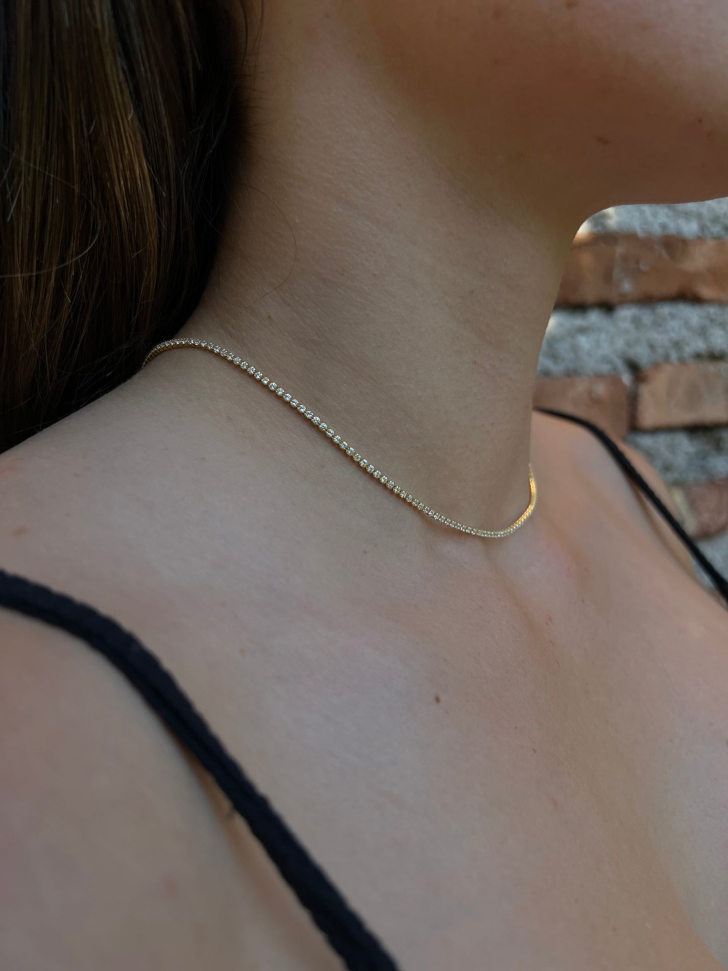 Choker cinta circones