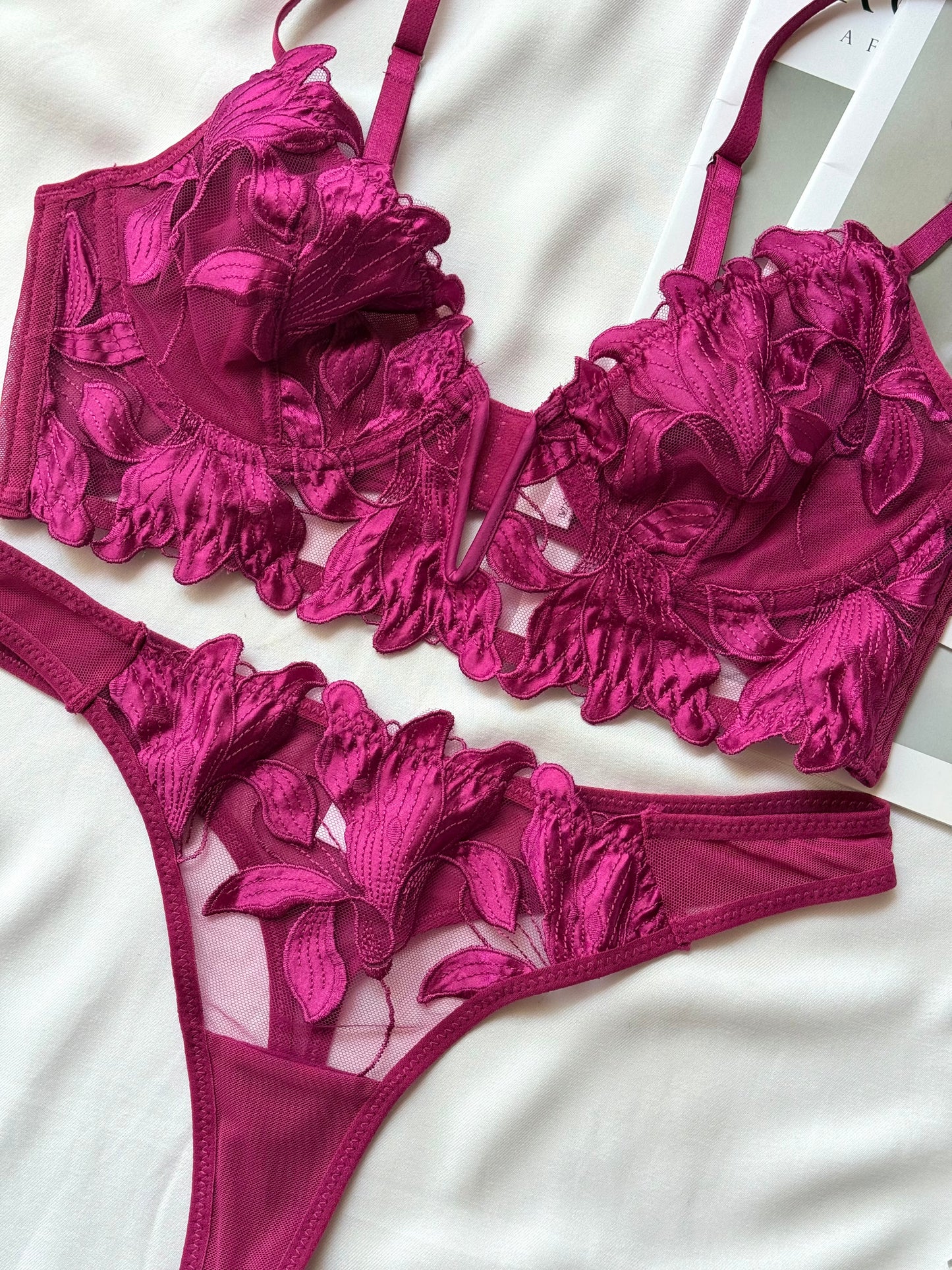 Set Violet morado