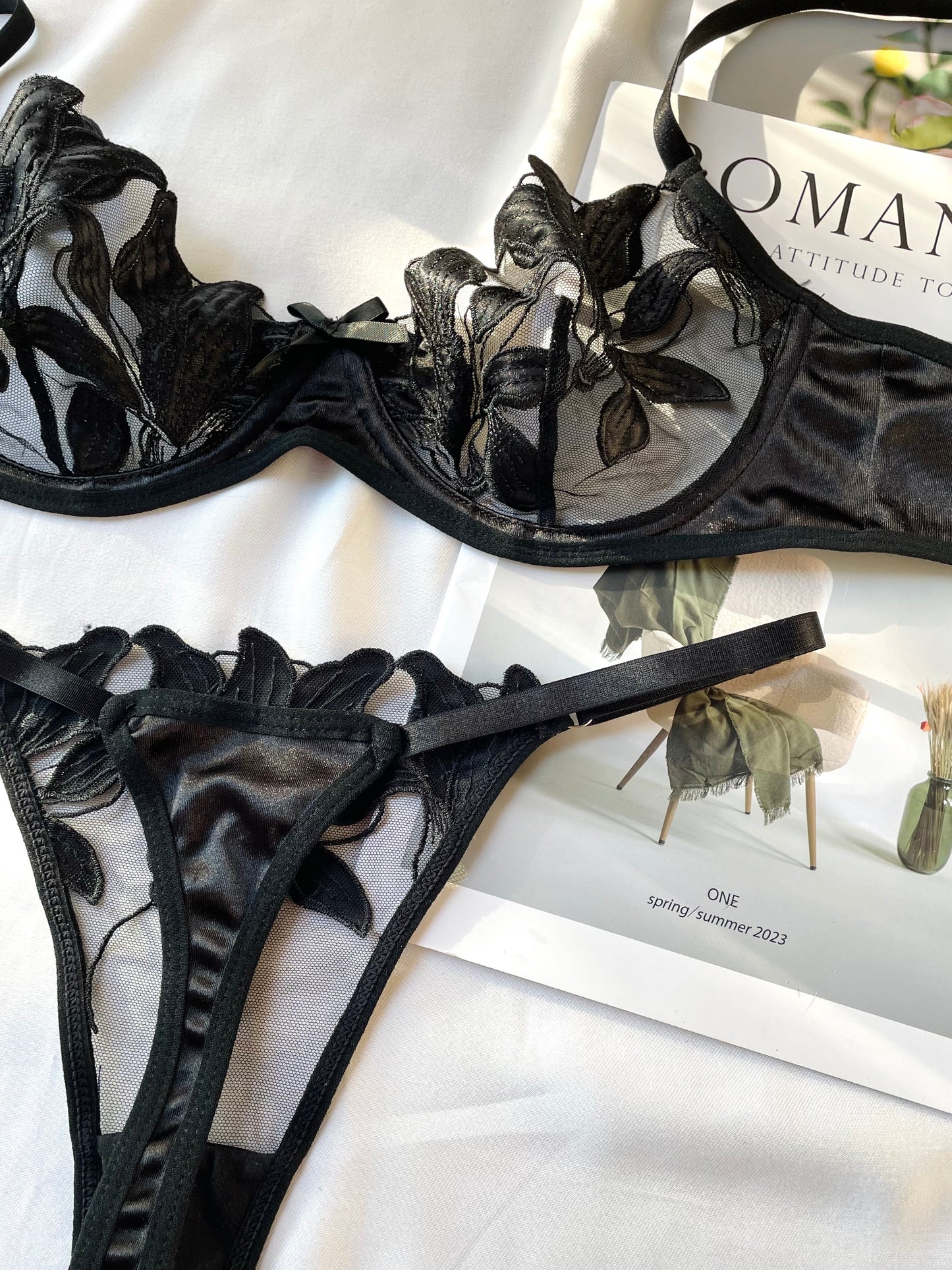 Set Marie negro