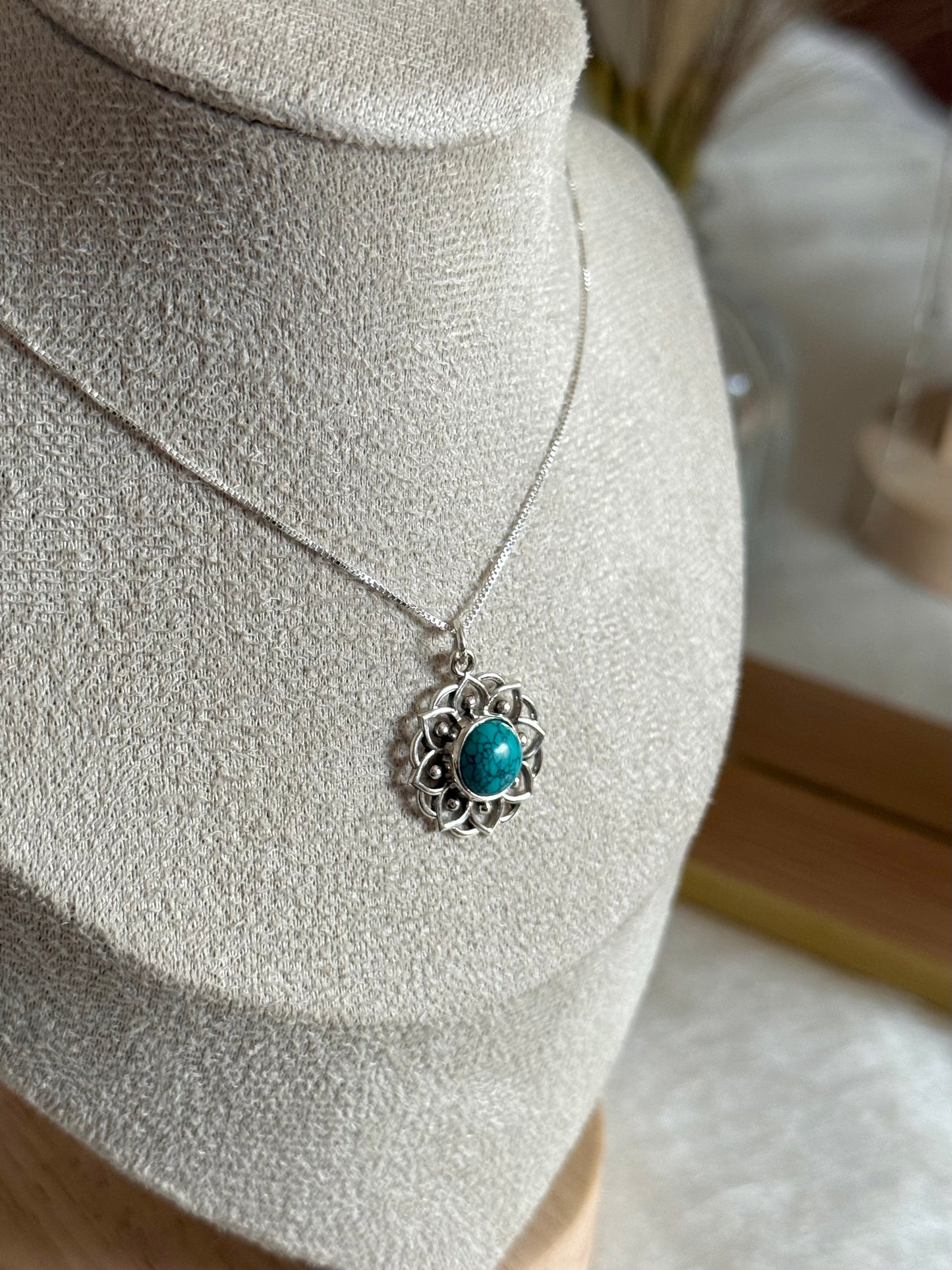 Collar mandala Turquesa