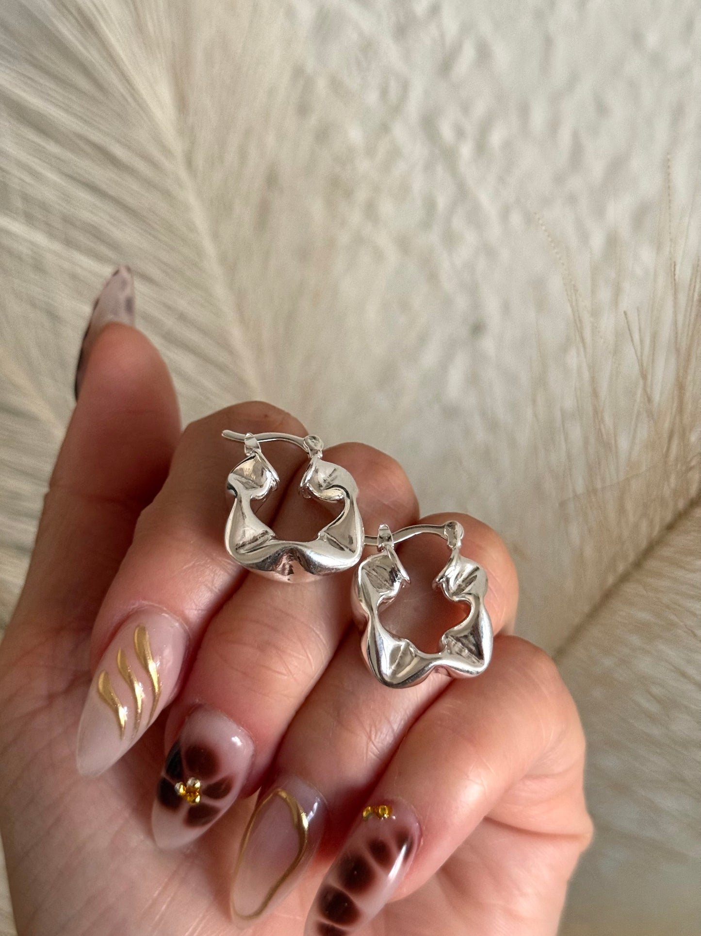 Argollas plisadas