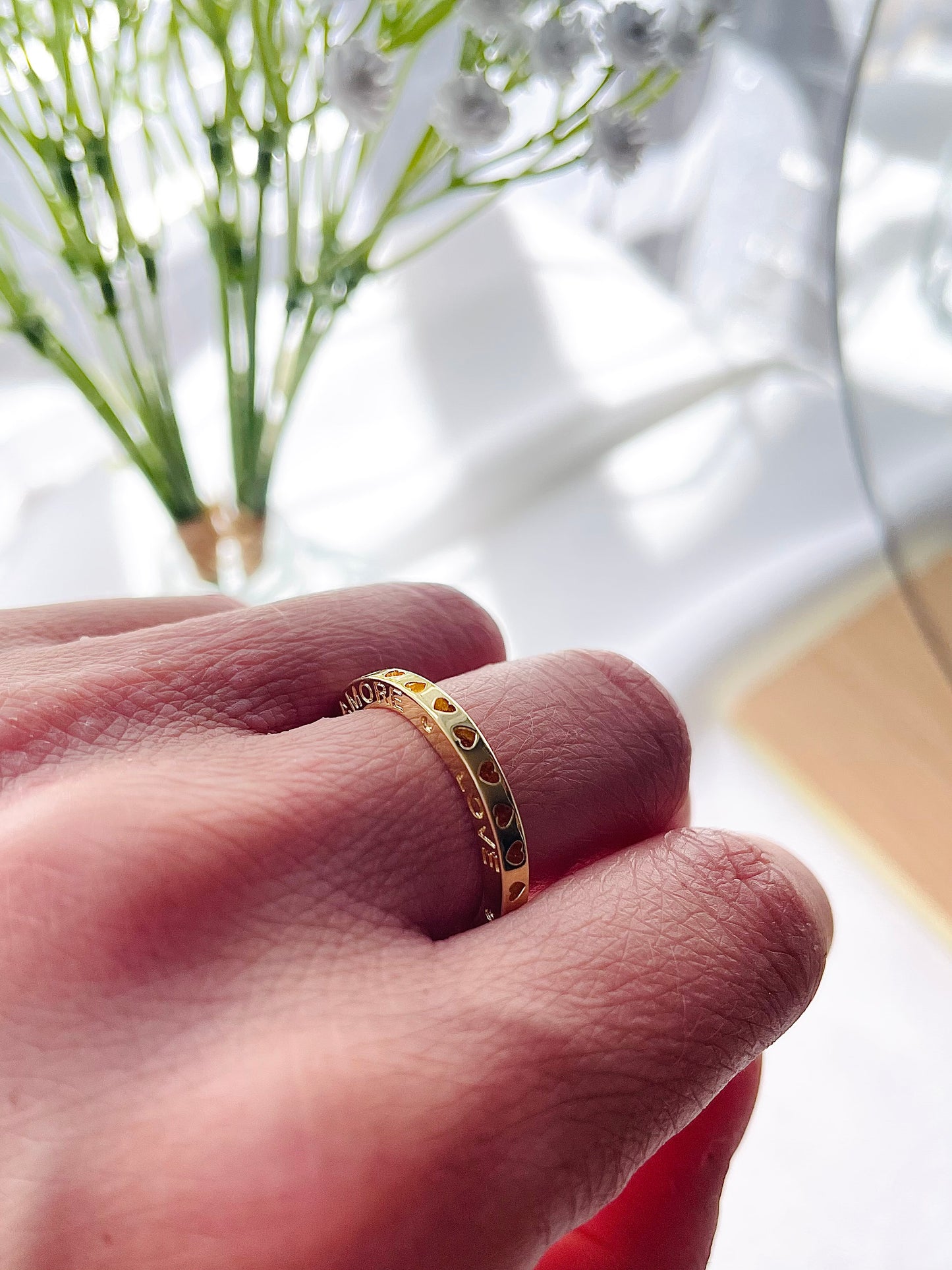 Anillo love gold