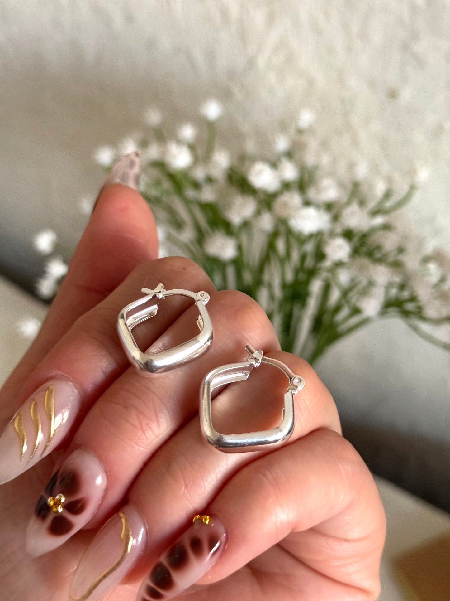 Argollas en punta