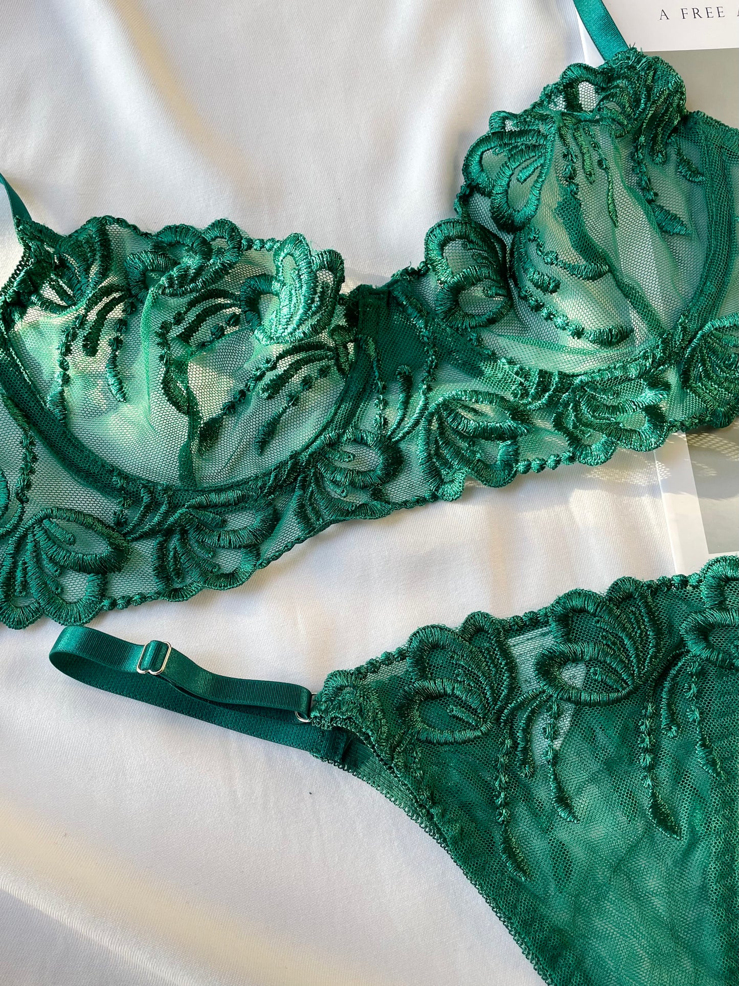 Set Olivia esmeralda