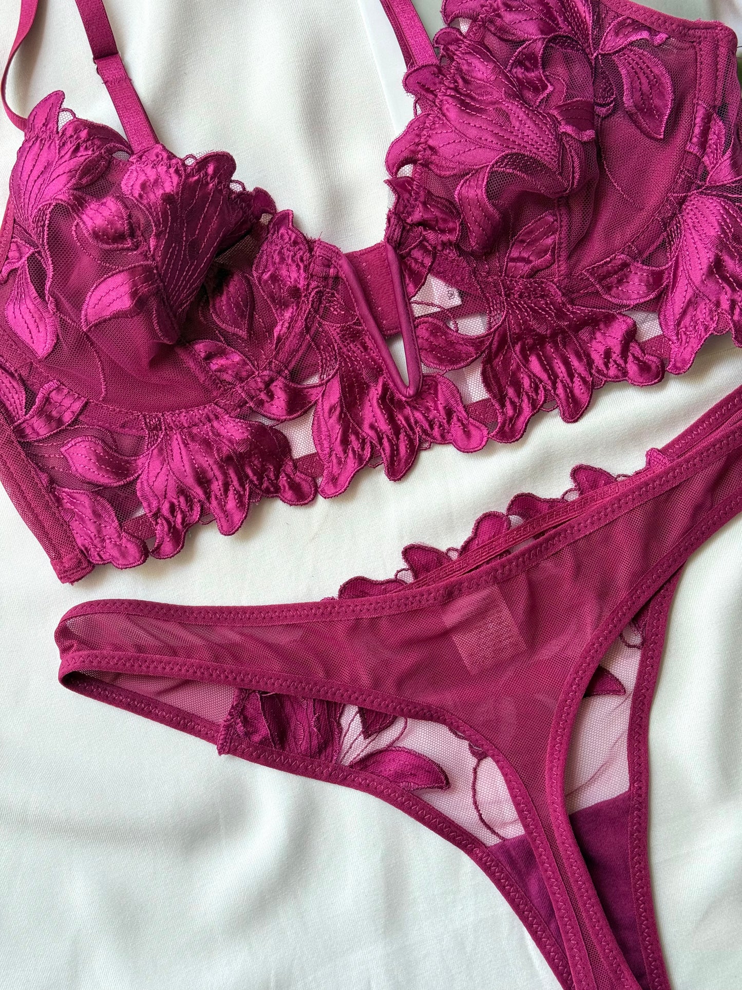 Set Violet morado
