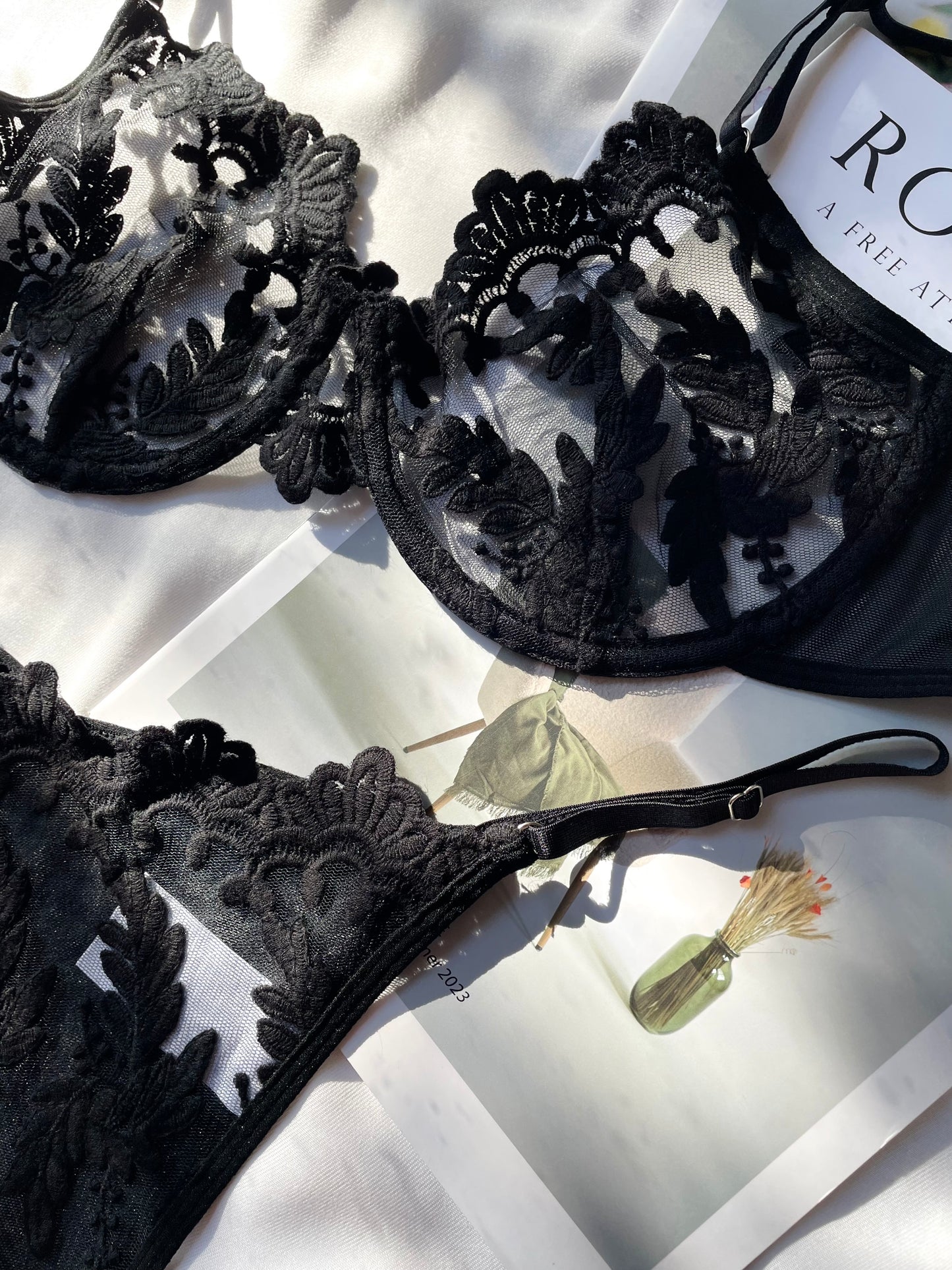Set Amelie negro