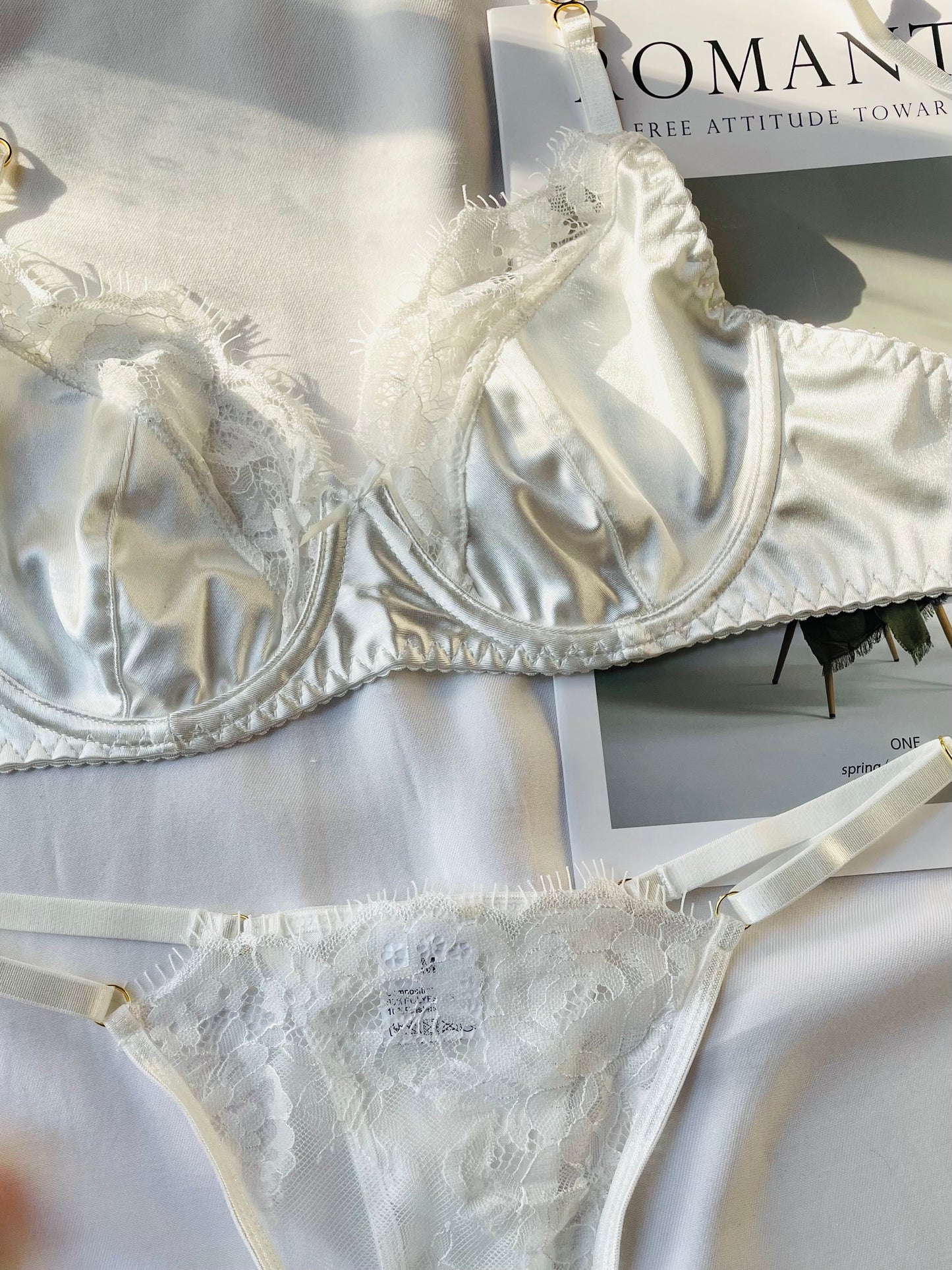 Set Fiorella blanco