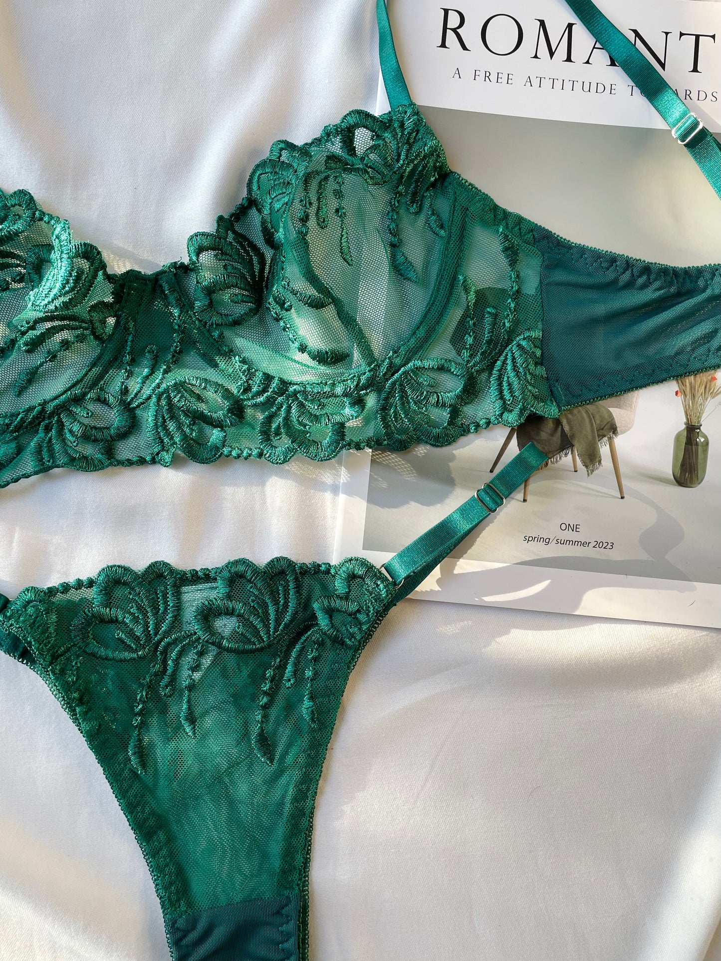 Set Olivia esmeralda