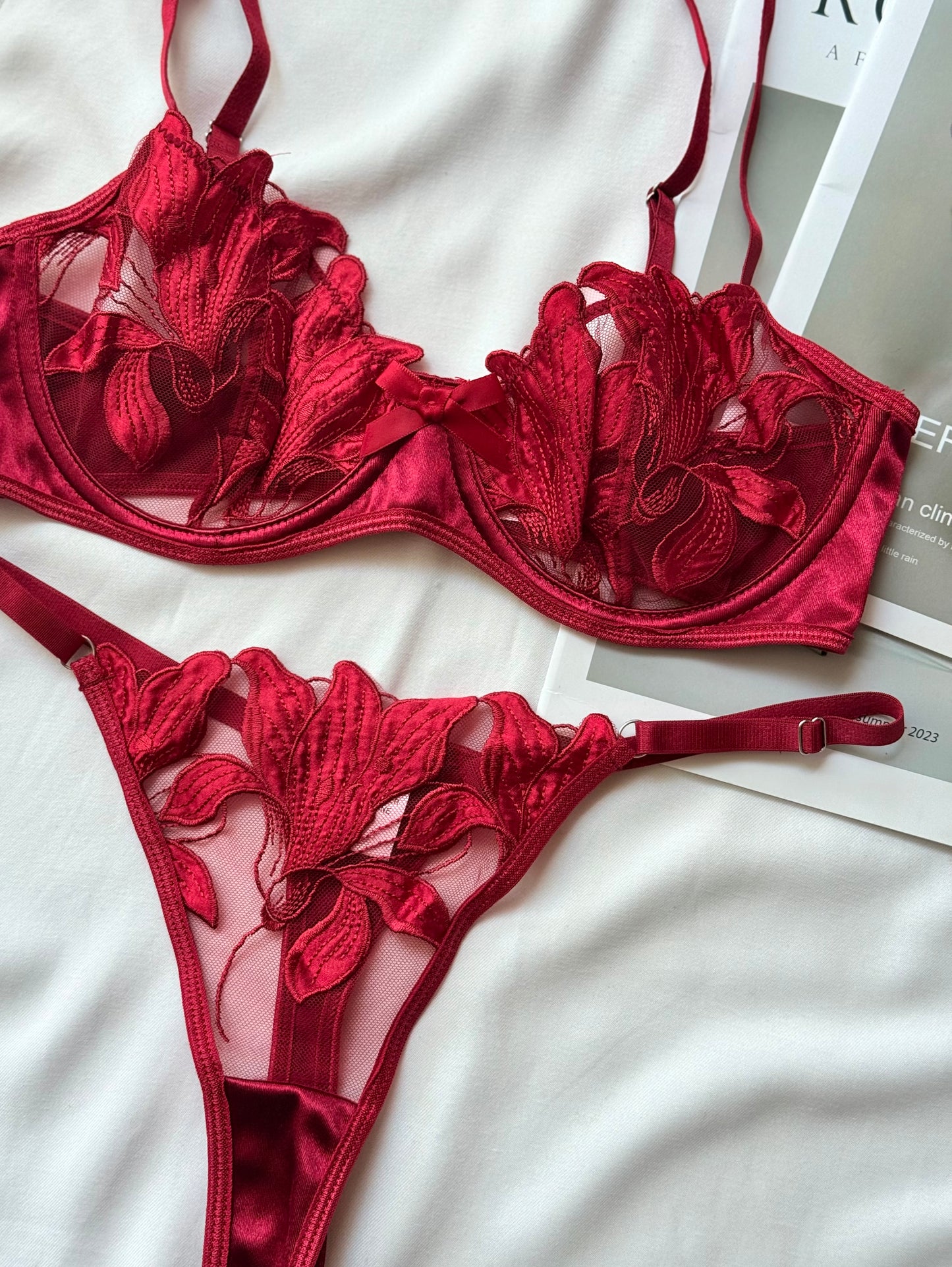 Set Marie rojo
