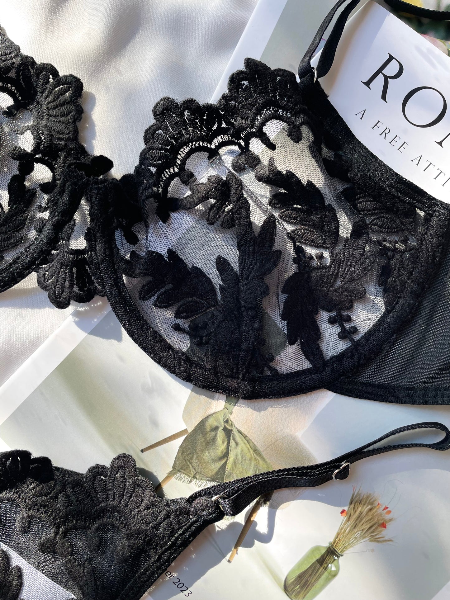Set Amelie negro