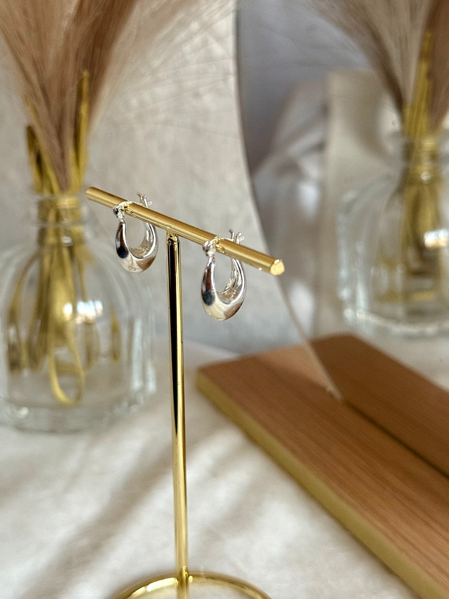 Argollas infladas ovaladas