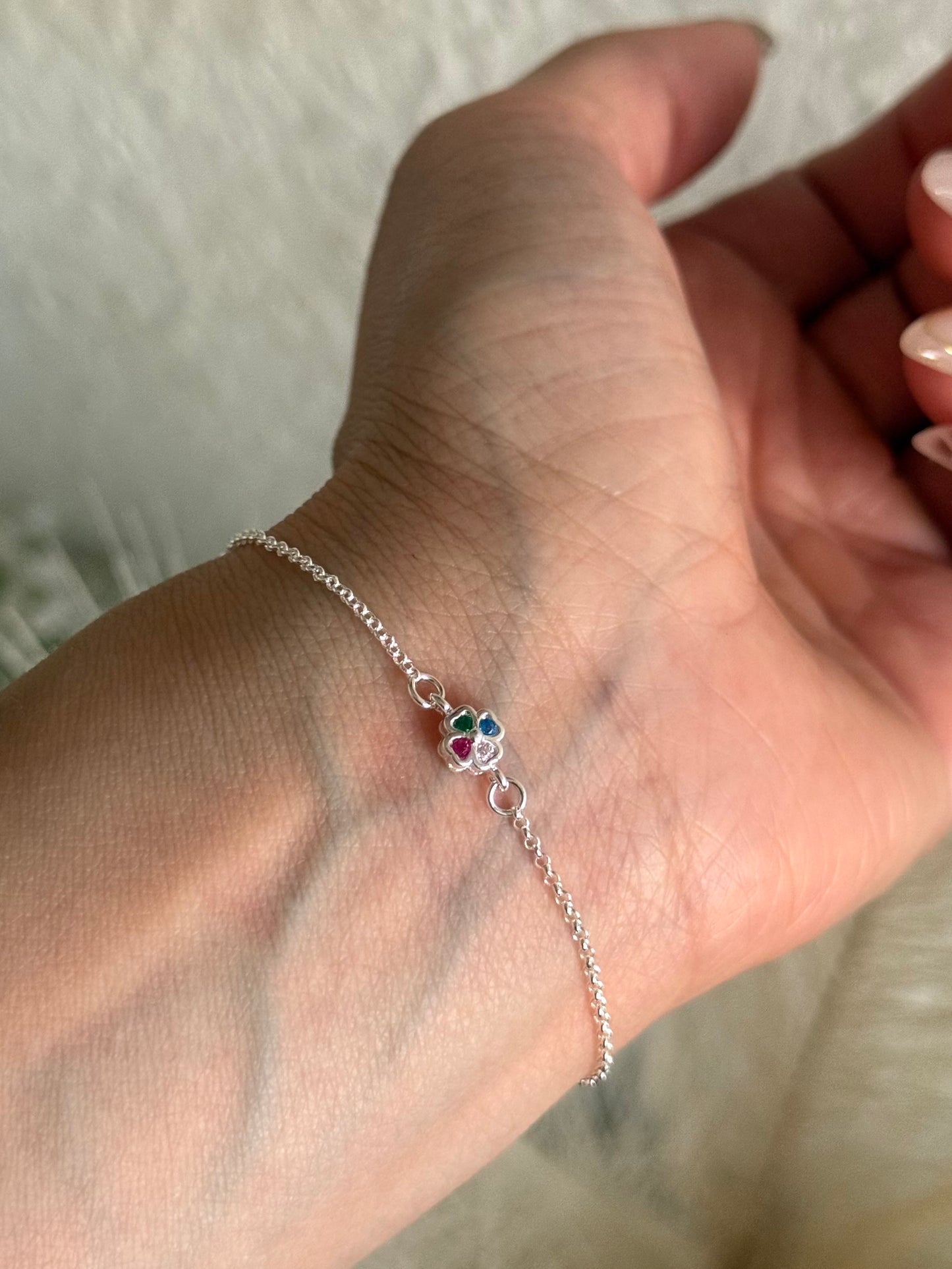 Pulsera trébol colores