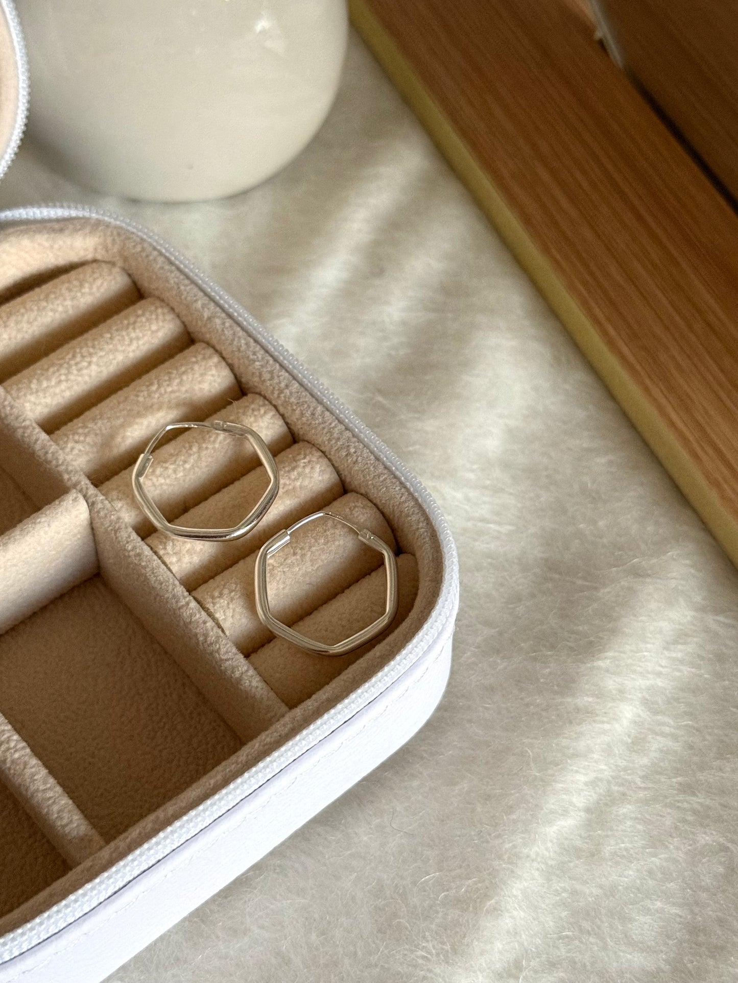 Argollas hexagonales