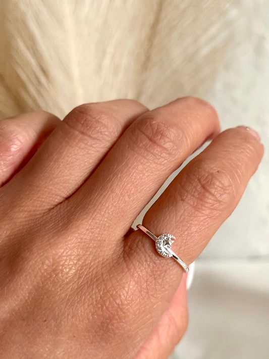Anillo luna y estrella