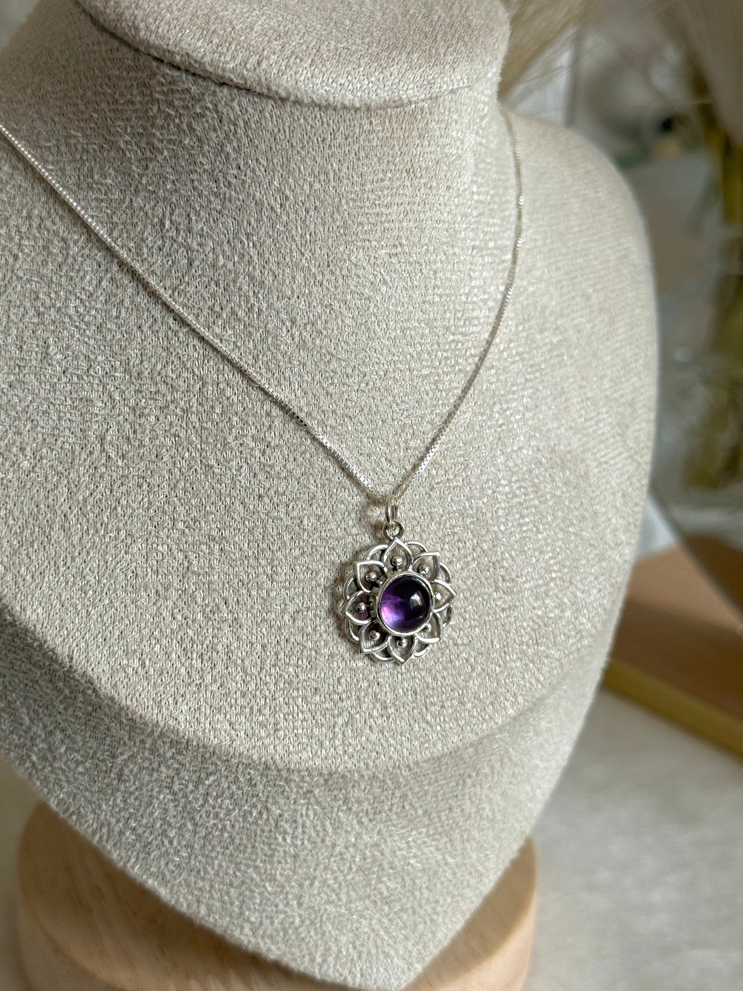 Collar mandala Amatista