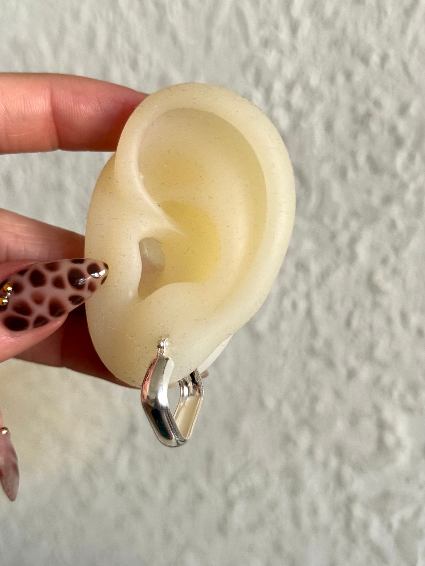 Argollas en punta