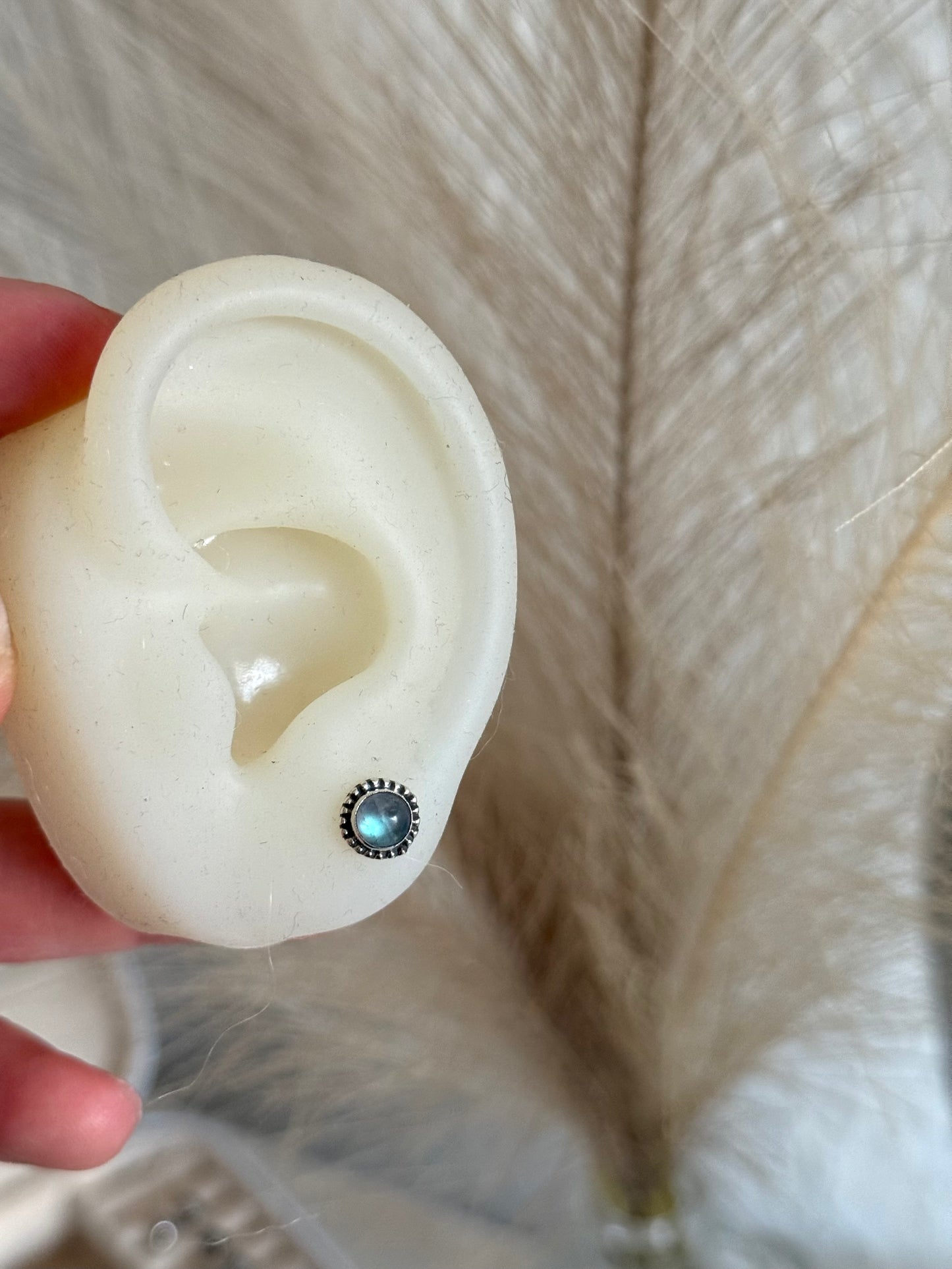 Aros piedra redondos