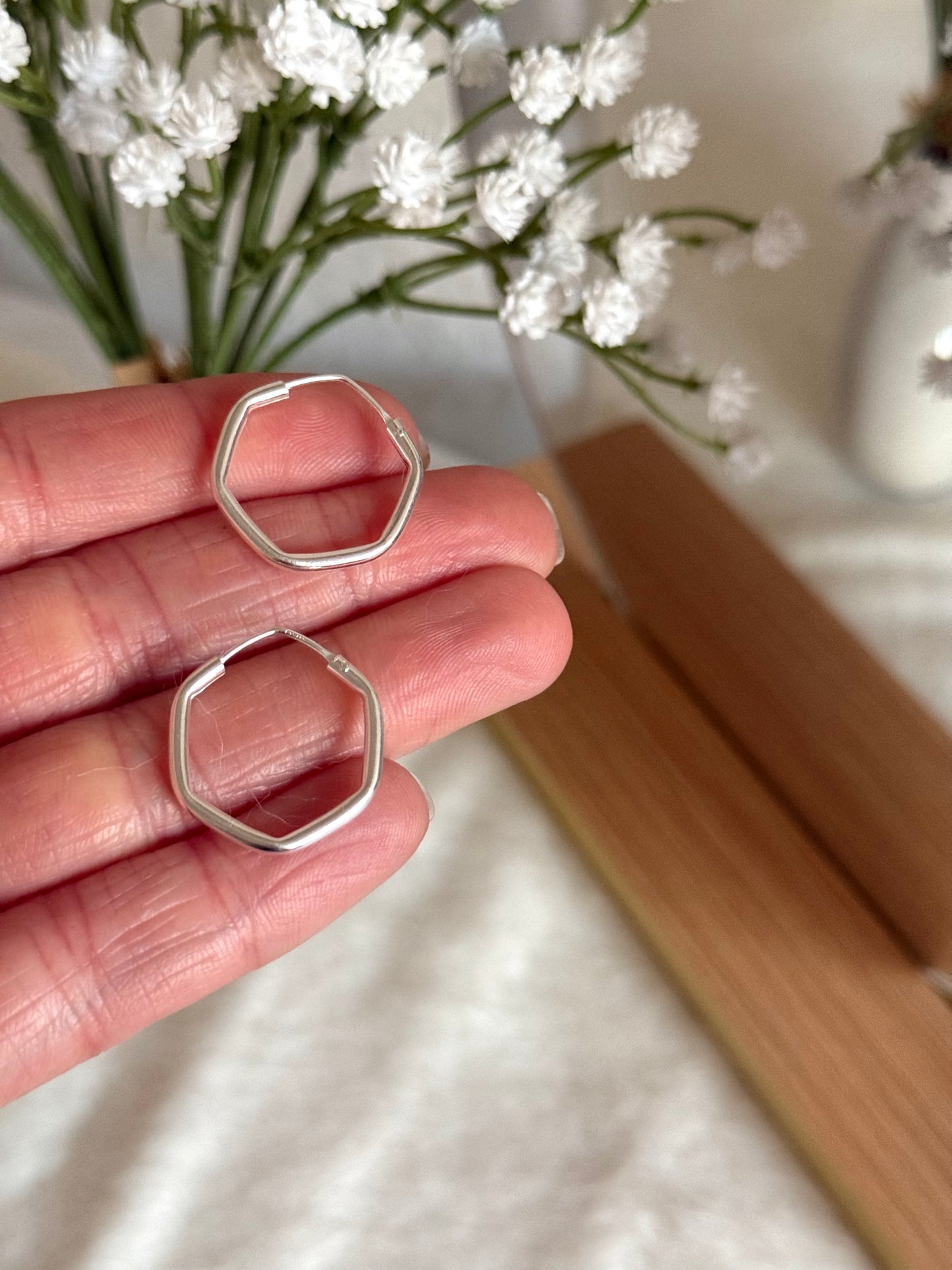 Argollas hexagonales