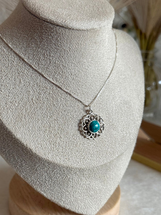 Collar mandala Turquesa