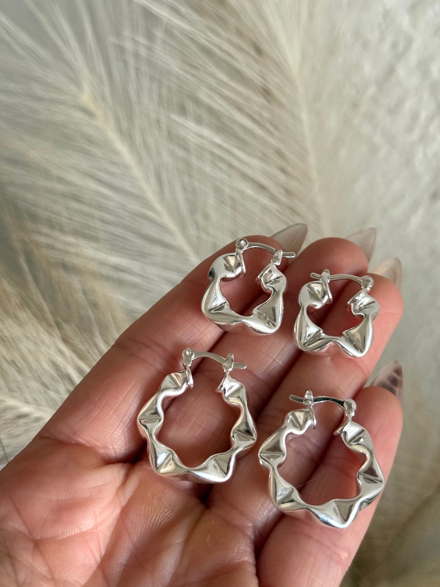 Argollas plisadas