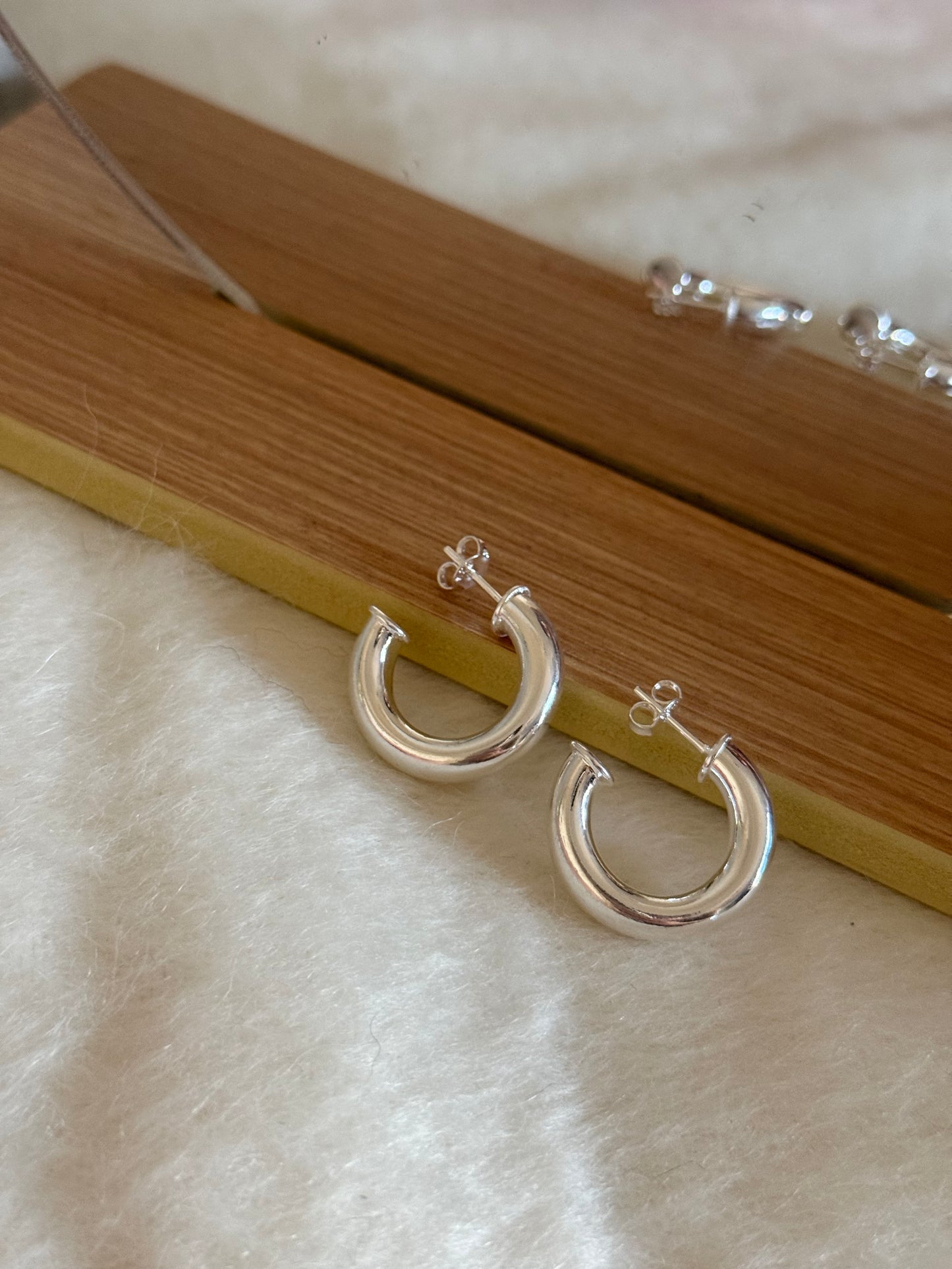 Semi argollas tubo