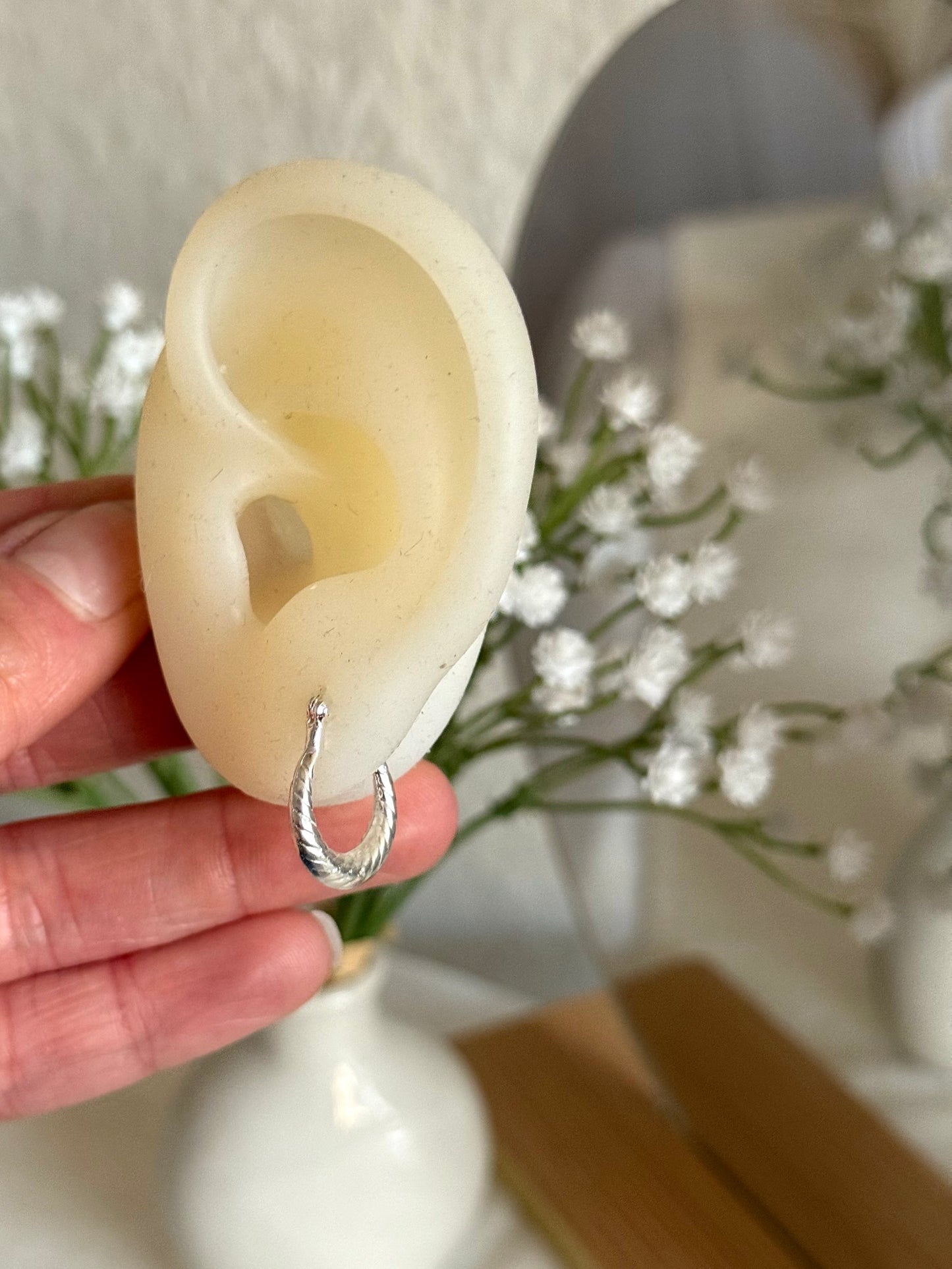 Argollas diseño líneas