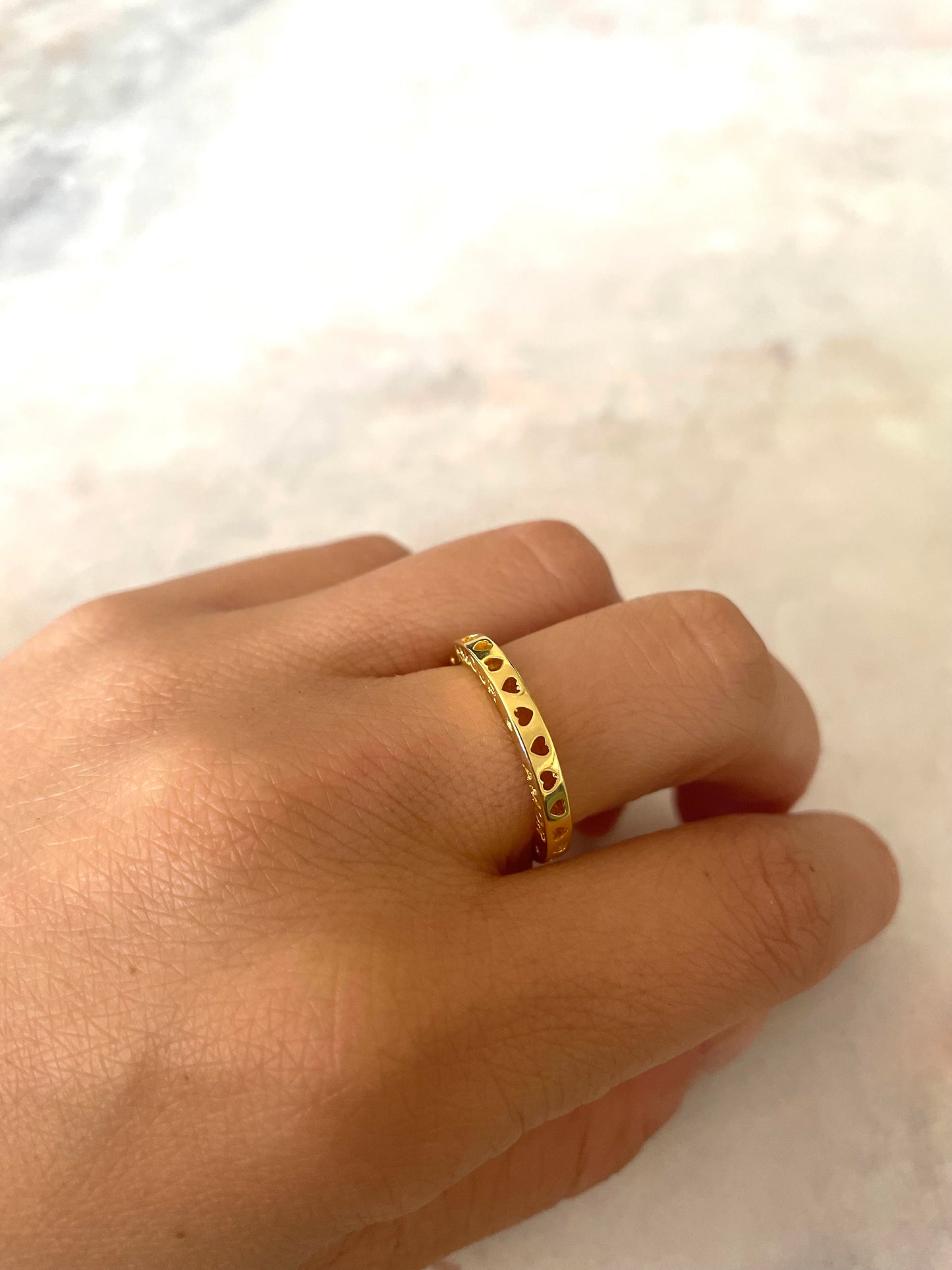 Anillo love gold