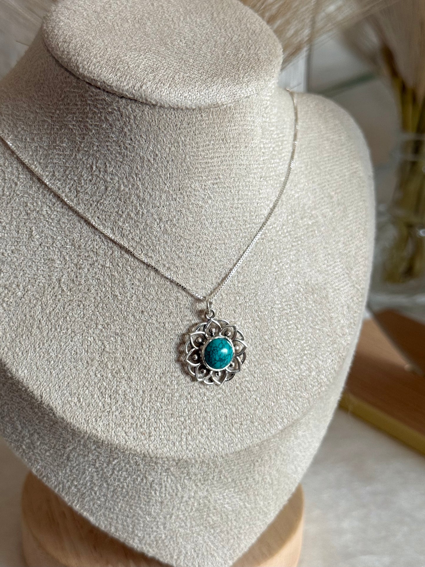 Collar mandala Turquesa