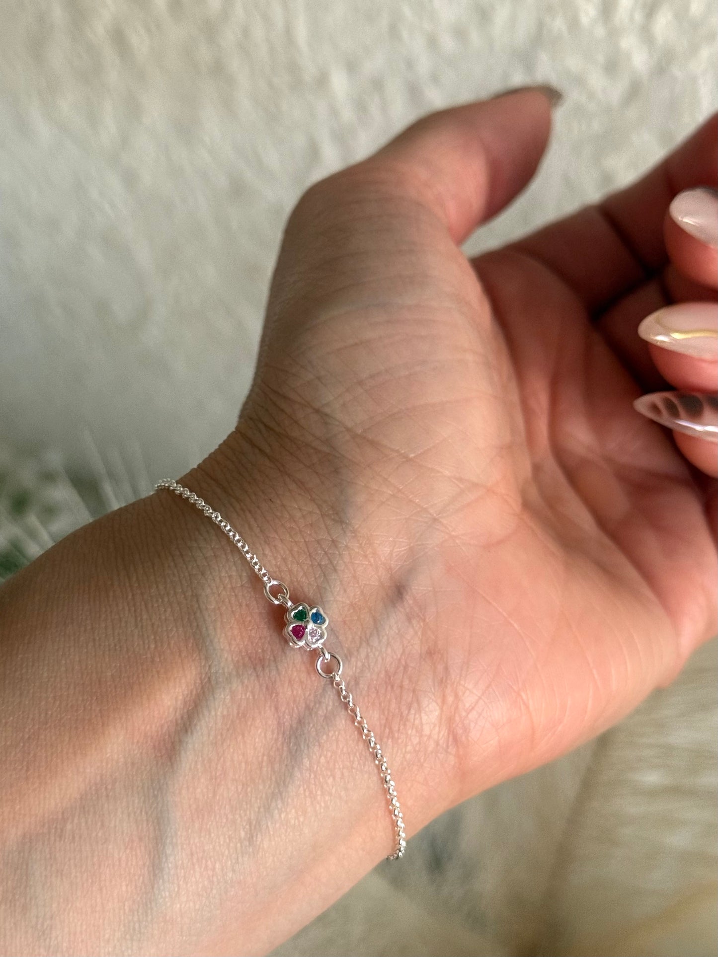 Pulsera trébol colores